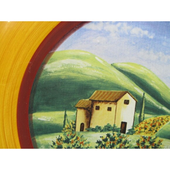 Ambiance Harvest Village 10 3/4" French Countryside Dinner Plate Read Descript - Picture 5 of 12